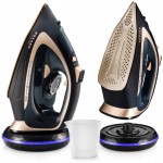 Żelazko bezprzewodowe parowe Mozano Ultimate Smooth 2600 W ceramiczna stopa