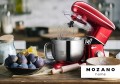Robot planetarny mikser kuchenny 3 mieszadła misa 6.2l mocny 2000W