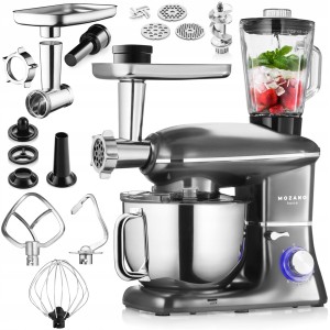 ROBOT PLANETARNY MIKSER kuchenny BLENDER maszynka DUŻY zestaw 6w1 MISA 6,2L