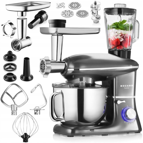 ROBOT PLANETARNY MIKSER kuchenny BLENDER maszynka DUŻY zestaw 6w1 MISA 6,2L