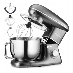 ROBOT PLANETARNY MIKSER kuchenny 3 MIESZADŁA MISA 6.2L MOCNY 2000W