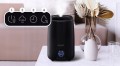 Nawilżacz powietrza AROMATERAPIA czarny 3w1 olejek JONIZATOR 4L Timer PILOT