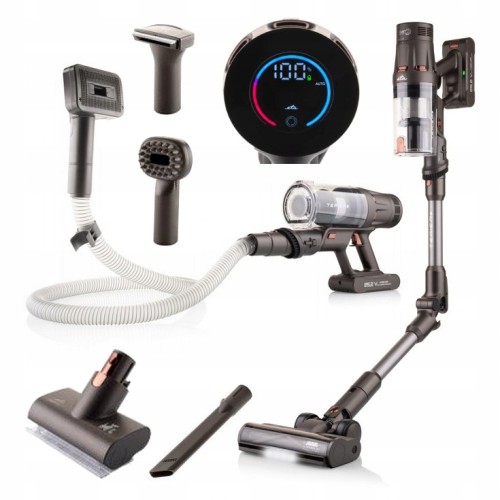 Odkurzacz akumulatorowy pionowy 3w1 ETA Terier zestaw do sierści ziwrząt