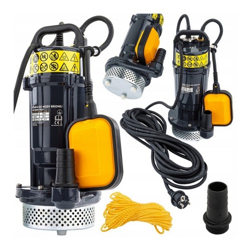 Pompa zatapialna głębinowa zanurzeniowa do wody 750W 6000 l/h pływak lina