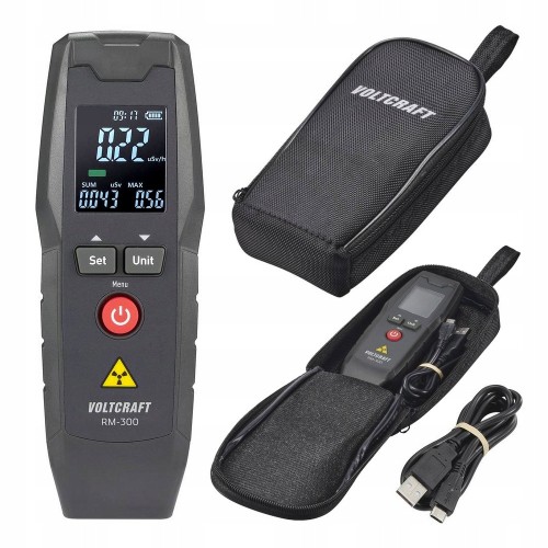 Licznik GEIGERA miernik promieniowania Beta Gamma Rentgenowskie alarm