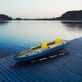 Kajak pompowany dwuosobowy dmuchany Rebel 350cm wiosła pompka torba ponton