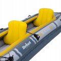 Kajak pompowany dwuosobowy dmuchany Rebel 350cm wiosła pompka torba ponton