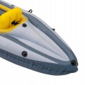Kajak pompowany dwuosobowy dmuchany Rebel 350cm wiosła pompka torba ponton