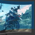 Monitor gamingowy aiwa 24" 1920x1080 100Hz HDMI VGA bezramkowy zakrzywiony