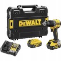 Wkrętarka akumulatorowa wiertarka udar 2x aku 18V 5Ah 74Nm DeWALT walizka