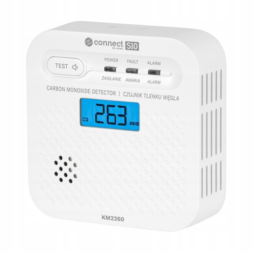 Czujnik czadu tlenku węgla Co alarm bezprzewodowy WiFi Tuya 10 lat