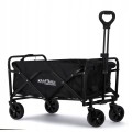 Wózek transportowy składany na kółkach 91 x 59 x 52 cm pojemny 90L