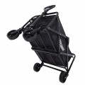 Wózek transportowy składany na kółkach 91 x 59 x 52 cm pojemny 90L