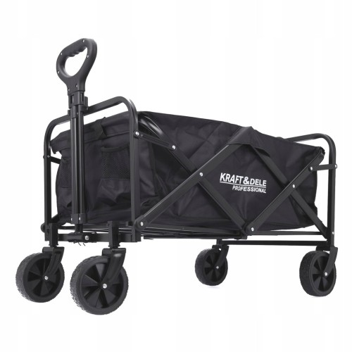 Wózek transportowy składany na kółkach 91 x 59 x 52 cm pojemny 90L
