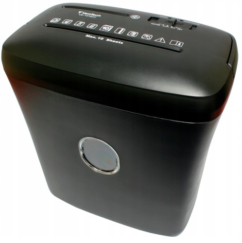 Mocna biurowa wydajna niszczarka dokumentów kart i CD P4 4x35mm kosz 20L