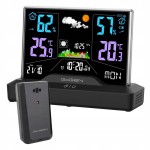 Stacja pogody GoGEN animowana prognoza pogodowa barometr czujnik zewnętrzny