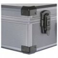 Walizka UNIWERSALNA narzędziowa ALUMINOWA wkład WZMOCNIONA 42x32x14cm klucz