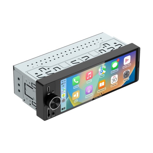 Radio samochodowe Kruger&Matz CarPlay Android Auto 6,3” USB 1DIN