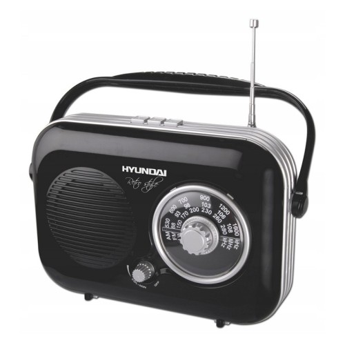 Radio Retro HYUNDAI FM AM zasilanie sieciowe lub na baterie