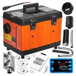 Nagrzewnica olejowa spalinowa dmuchawa nagrzewanie postojowe 9kW 12 24 230V 