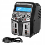 Ładowarka akumulatorów DWUKANAŁOWA modelarska 2x50W 5A WIELOFUNKCYJNA SkyRC