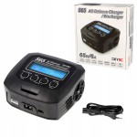 Ładowarka WIELOFUNKCYJNA modelarska 65W 6A przyłącze XT60 wyświetlacz SKYRC