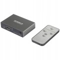 Przełącznik HDMI rozgałęziacz sygnału ROZDZIELACZ rozdzielczość do 8K PILOT