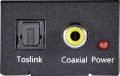 Konwerter sygnału audio AV Cinch na cyfrowy TOSLINK złącze optyczne SpeaKa