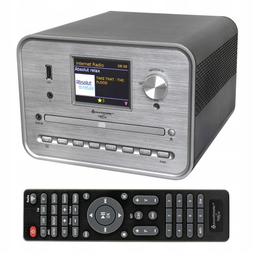 Radio internetowe DAB+ tuner FM WiFi Bluetooth MP3 USB odtwarzacz CD pilot