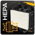 Odkurzacz przemysłowy BEZWORKOWY 1600W zbiornik 30L GNIAZDO 230V Filtr HEPA