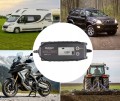Prostownik AUTOMATYCZNY ładowarka akumulatorów 12V 24V 9 trybów 15 A