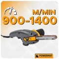 Szlifierka taśmowa palcowa 400W 900-1400m/min zestaw 3 prowadnice walizka