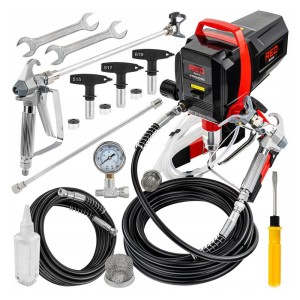 Agregat malarski hydrodynamiczny 1200W do malowania 230bar wąż 10m 3x dysza