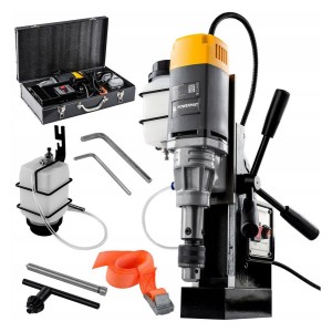 Wiertarka magnetyczna 11500N do metalu stali 1500W skok 160mm weldon 19mm