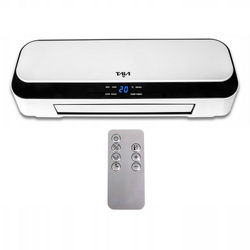 Kurtyna powietrzna ceramiczna TAIA 2kW grzejnik wentylator WiFi LED pilot