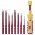 Zestaw wkrętaków śrubokrętów VDE z izolacją dynamometrycznych 1-6nm