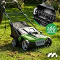 Aerator wertykulator elektryczny do trawy 38 cm kosz 45L + 120L mocny 2600W