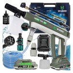 Akumulatorowa myjka ciśnieniowa ogrodowa bezprzewodowa 1 akumulator zestaw