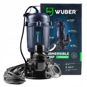 Pompa do wody z rozdrabniaczem zatapialna 750W 15900l/h żeliwna IPX8
