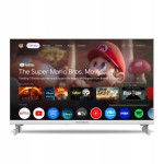 Biały Telewizor do kampera 12V Smart tv THOMSON 24'' Google WiFi BT DVBT2