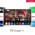 Biały Telewizor do kampera 12V Smart tv THOMSON 24'' Google WiFi BT DVBT2