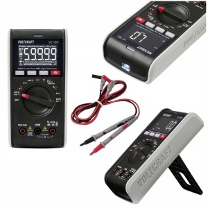 Multimetr ręczny miernik cyfrowy CAT III 600 V True RMS 10A funkcja latarki