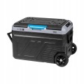 Lodówka turystyczna kompresorowa samochodowa 40L AC/DC/bateria APP koła