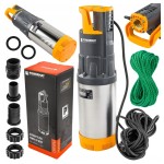 Pompa zatapialna 1100W automatyczna do wody deszczowej studni 6000l/h 1"