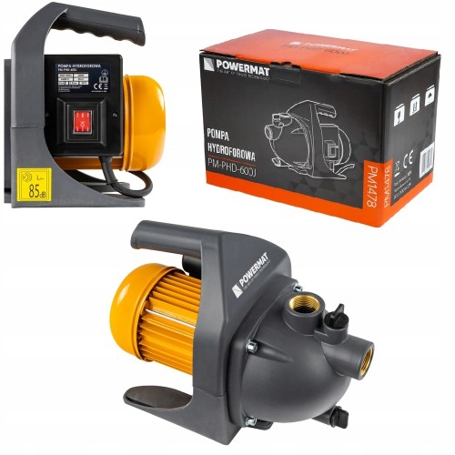 Pompa hydroforowa powierzchniowa 600W do wody czystej deszczowej 4600l/h 1"