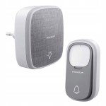 Dzwonek bezprzewodowy do drzwi furtki THOMSON melodie tabliczka LED do 150m