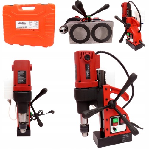 Wiertarka magnetyczna 2150W 1700N 13mm weldon 19mm walizka