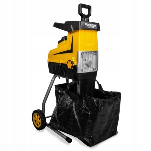 Rozdrabniacz rębak do gałęzi elektryczny 3800W 45mm 60L bieg wsteczny