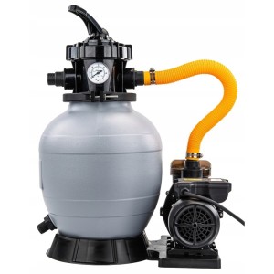 Pompa piaskowa do basenu filtrująca wydajna 10000 L/h manometr filtr IPX5