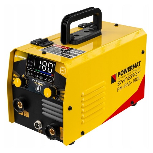 Spawarka inwertorowa migomat FCAW FLUX MMA TIG-LIFT 180A synergia 2x drut